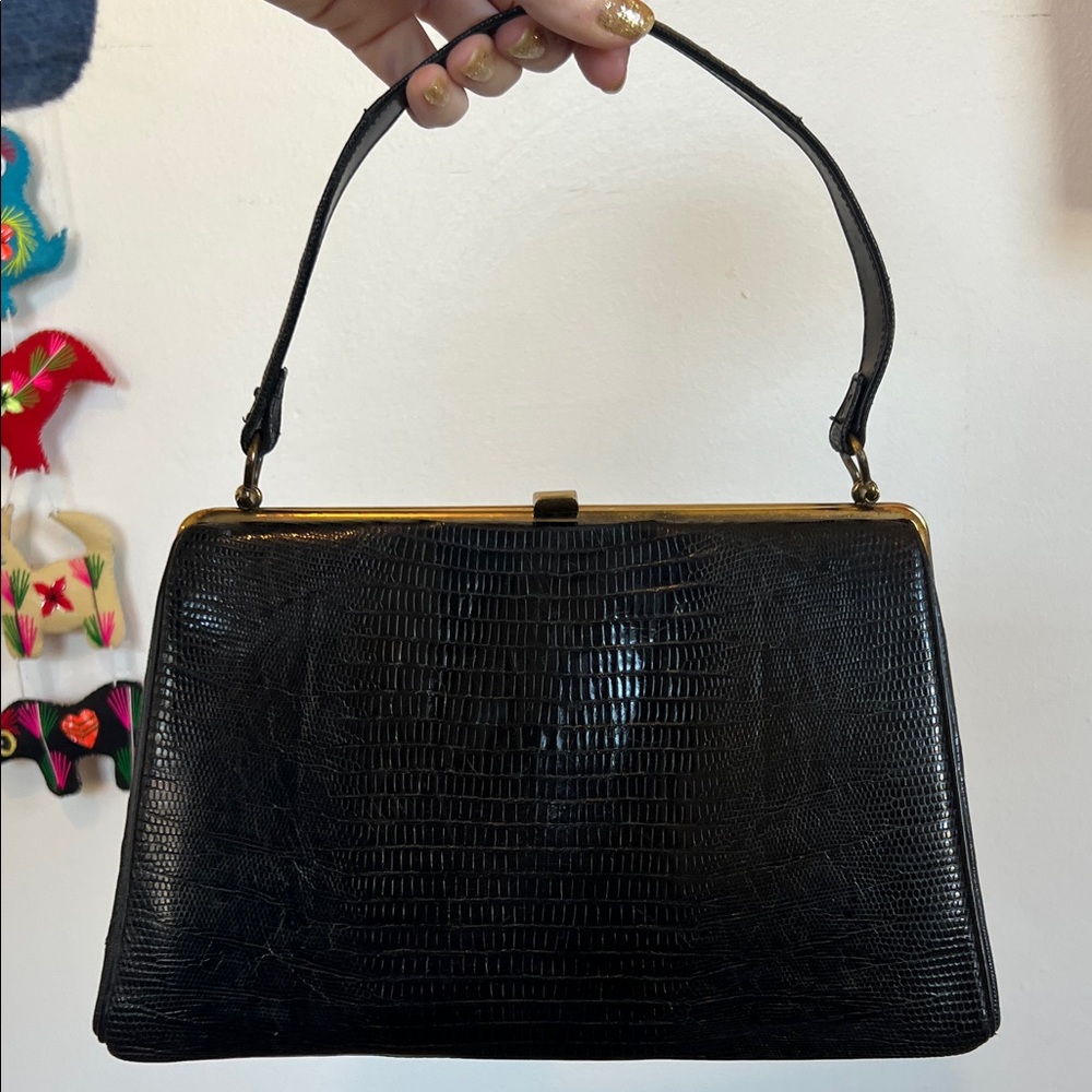 Sterling USA Genuine Lizard Handbag
